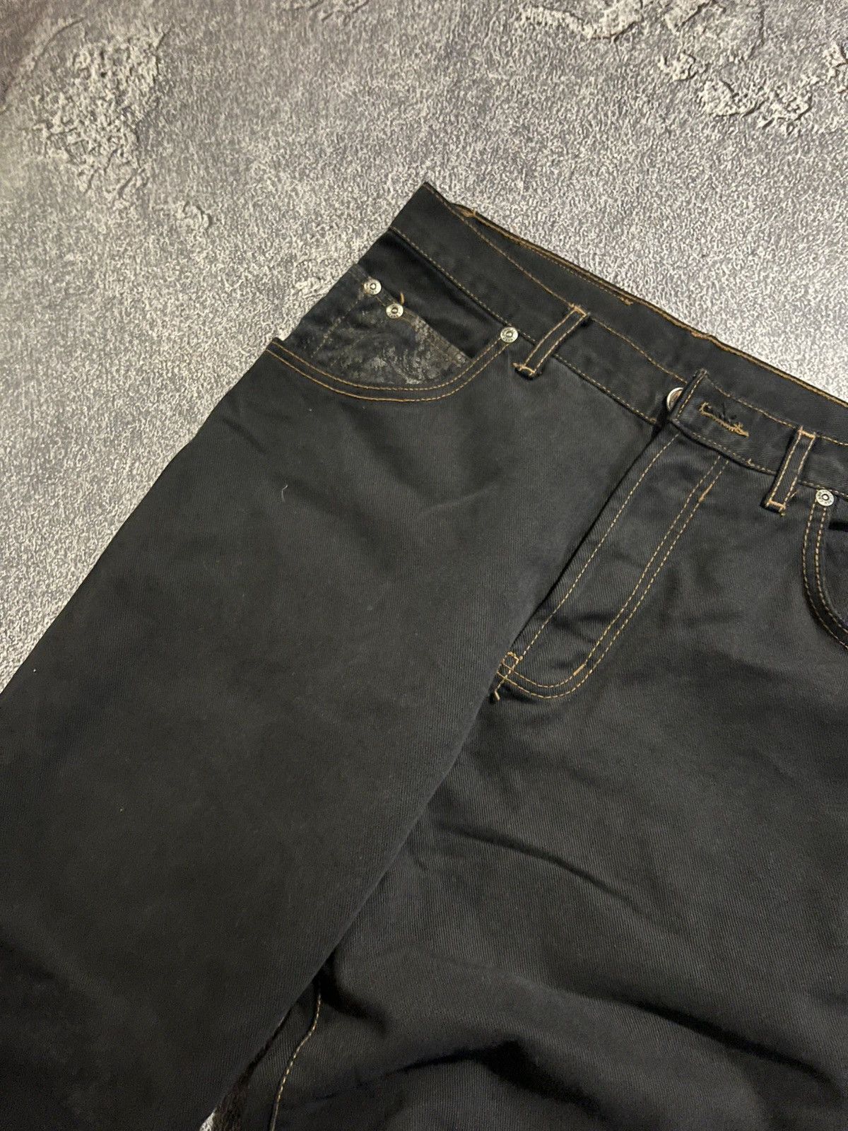 Japanese Brand Hysteric Glamour Style / Sexy Destroyed Baggy Y2K / Vintage Size US 32 / EU 48 - 4 Thumbnail