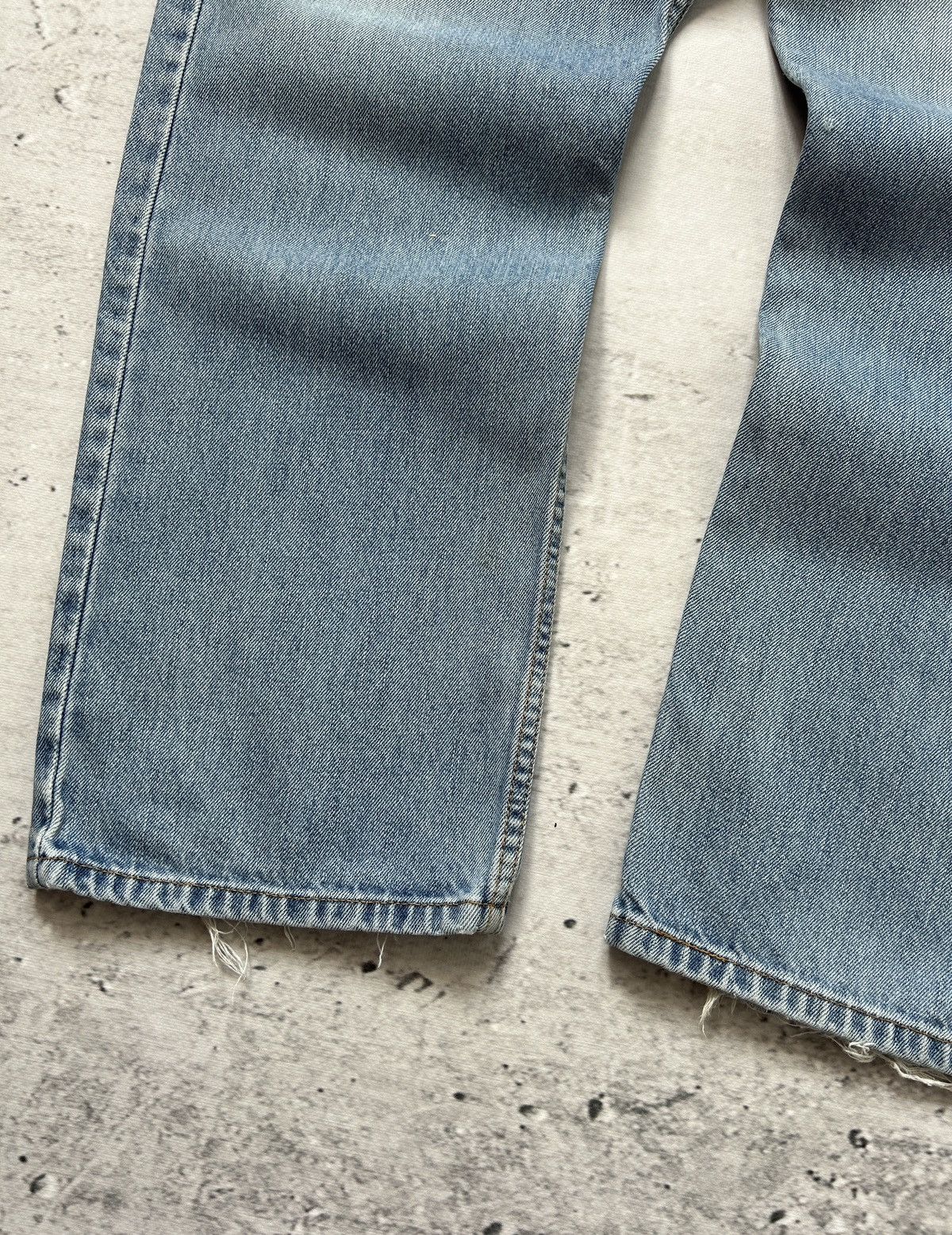 Levi's × Levi's Vintage Clothing × Vintage 🔥VINTAGE BAGGY LEVIS 505 DISTRESSED REGULAR FIT DENIM JEANS🔥 Size US 38 / EU 54 - 5 Thumbnail