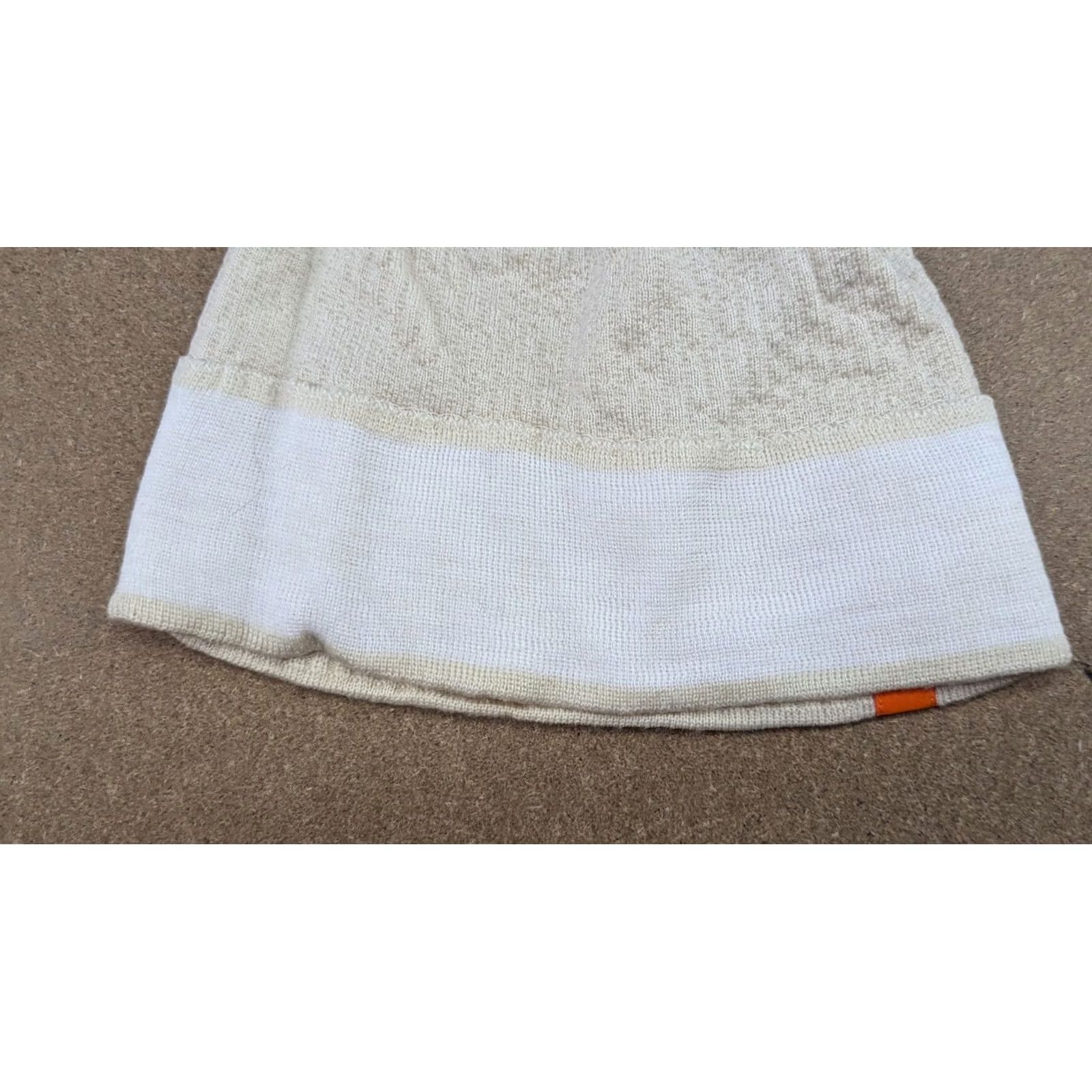 KJUS Kjus Beanie Hat Unisex Adults M Wool Blend Lined Lightweight Thermal White Size ONE SIZE - 7 Thumbnail