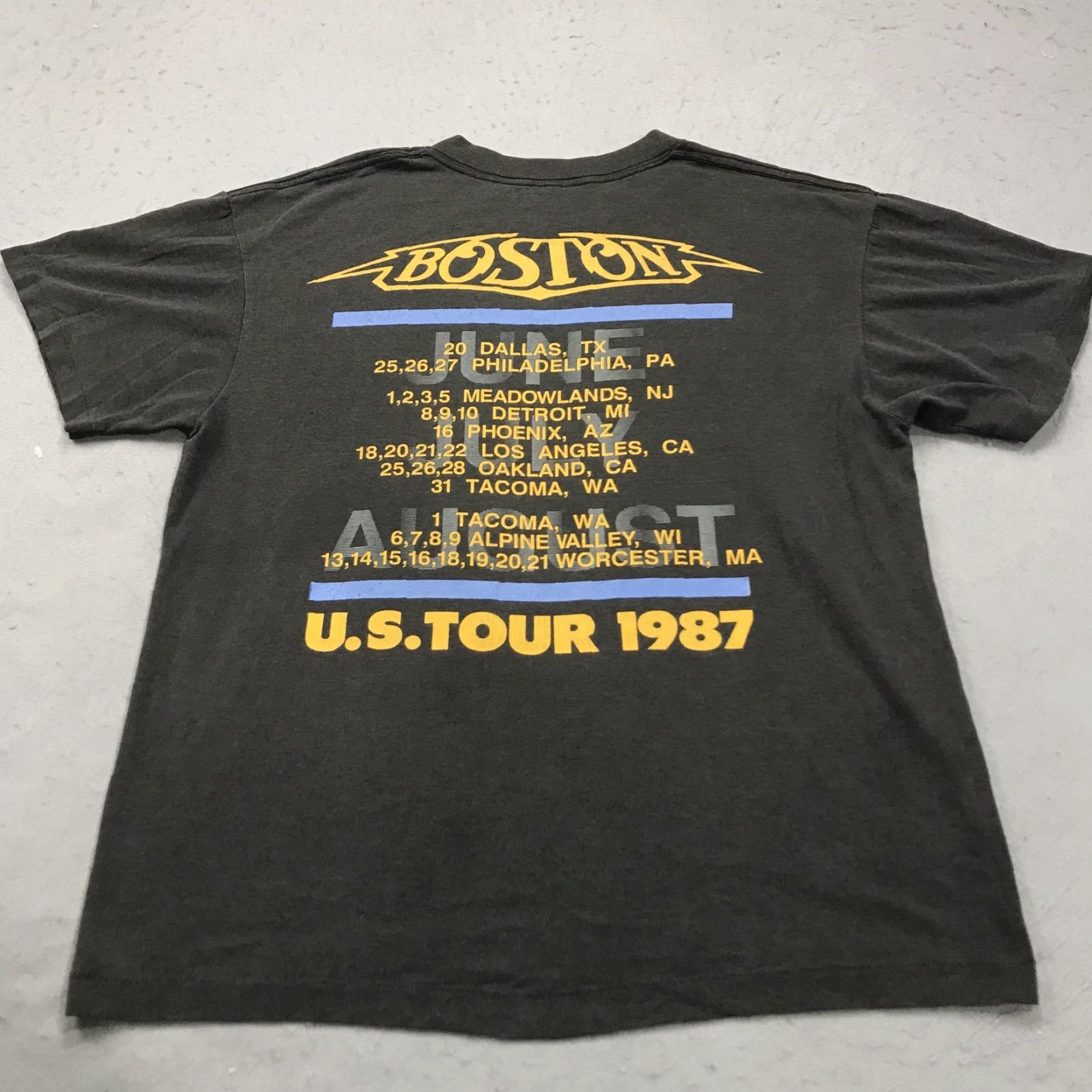 Vintage VINTAGE Boston Shirt Adult Large Third Stage Thin Rock Band Tour Single Stitch Size US L / EU 52-54 / 3 - 7 Thumbnail