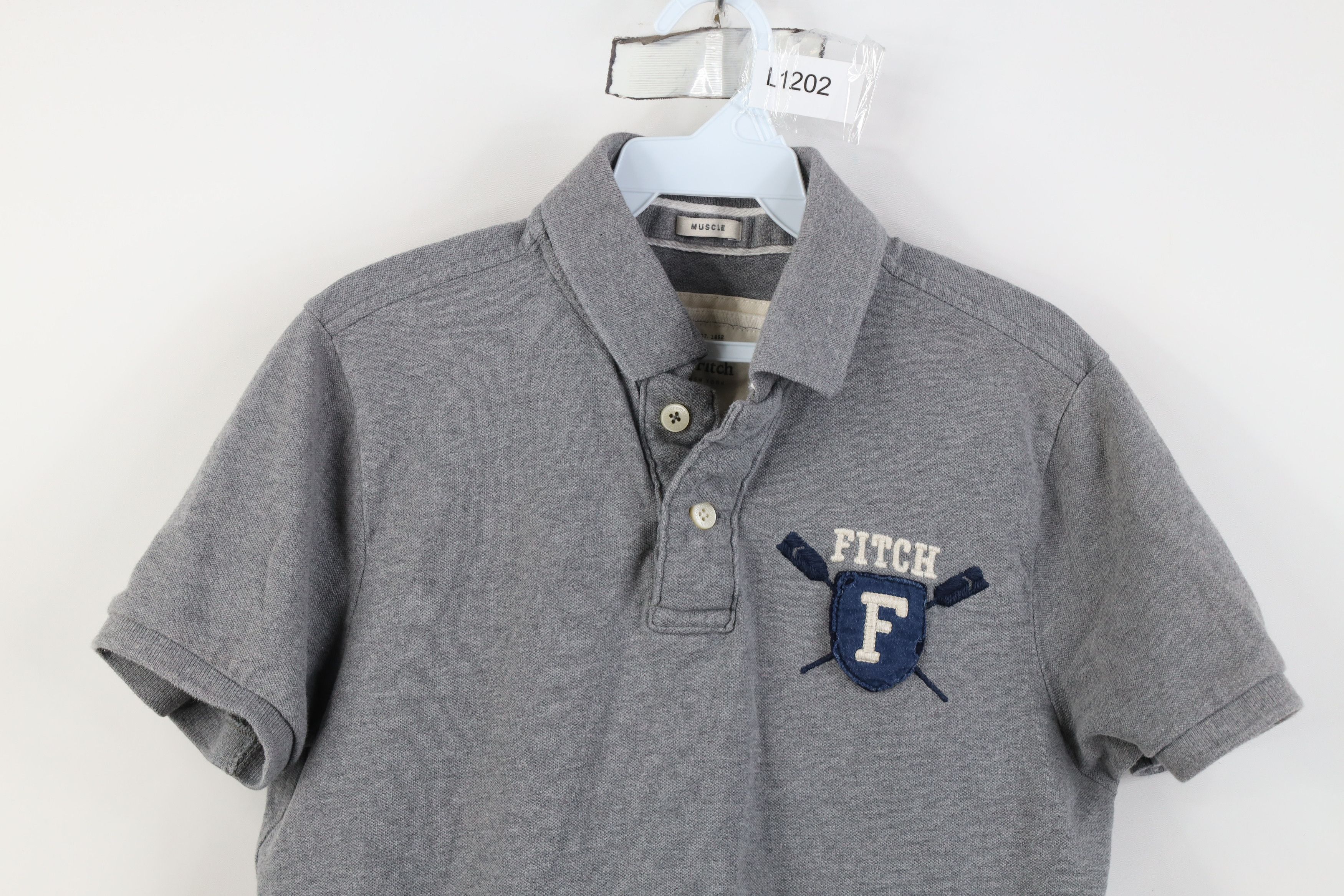 Abercrombie & Fitch Vintage 90s Y2K Abercrombie & Fitch Crew Rowing Polo Shirt Size US L / EU 52-54 / 3 - 2 Thumbnail