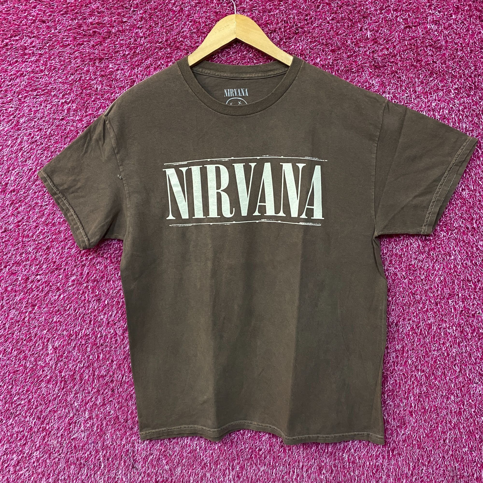 Nirvana Nirvana Nevermind Smiley Logo Grunge T-Shirt Large Size US L / EU 52-54 / 3 - 2 Thumbnail
