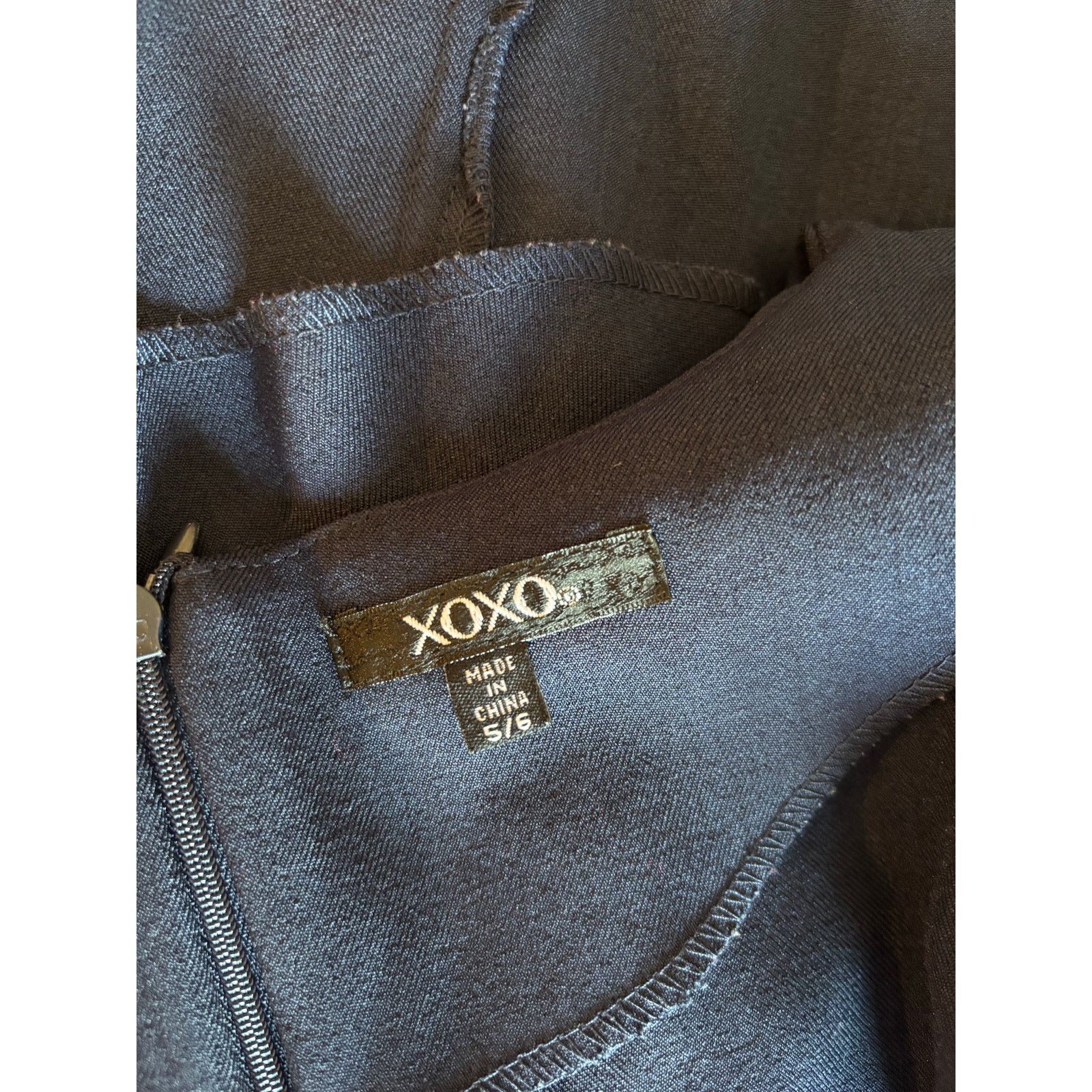 XOXO XOXO Navy Blue Sheath Dress Size Small Size S / US 4 / IT 40 - 6 Thumbnail