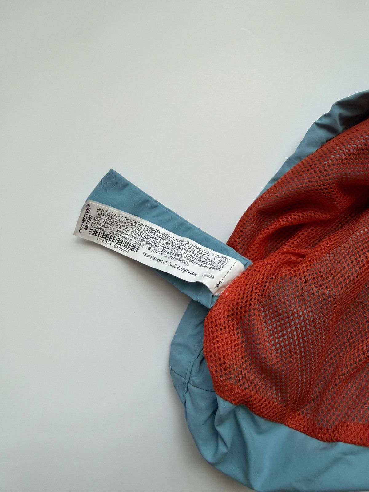 Rhude Zara x Rhuigi Blue Windbreaker Full Zip Size US L / EU 52-54 / 3 - 5 Thumbnail