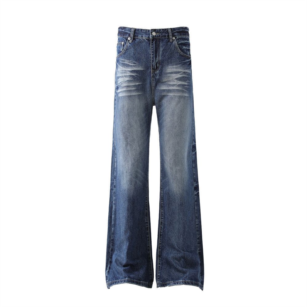 Vintage Men's Casual Hippie Flared Jeans — Washed & Distressed Size US 32 / EU 48 - 1 Thumbnail