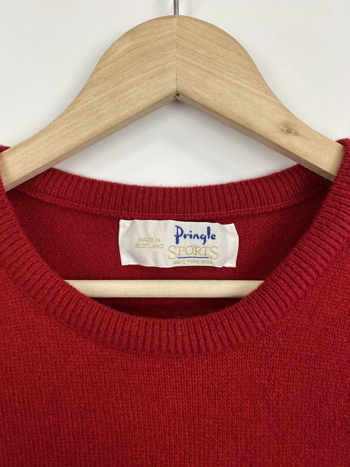 Pringle Of Scotland 🏴󠁧󠁢󠁳󠁣󠁴󠁿 Vintage 90s Pringle Golf Wool Sweater Made in Scotland Y2K Size US L / EU 52-54 / 3 - 5 Thumbnail