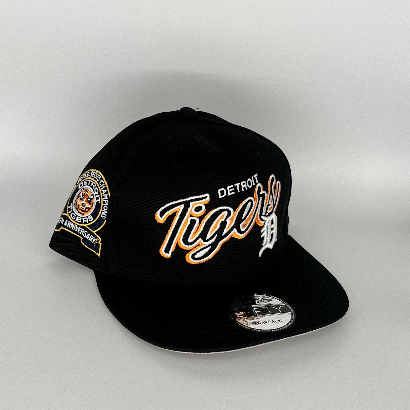 New Era Black Detroit Tigers 50th Anniversary Side Patch New Era MLB Size ONE SIZE - 1 Thumbnail
