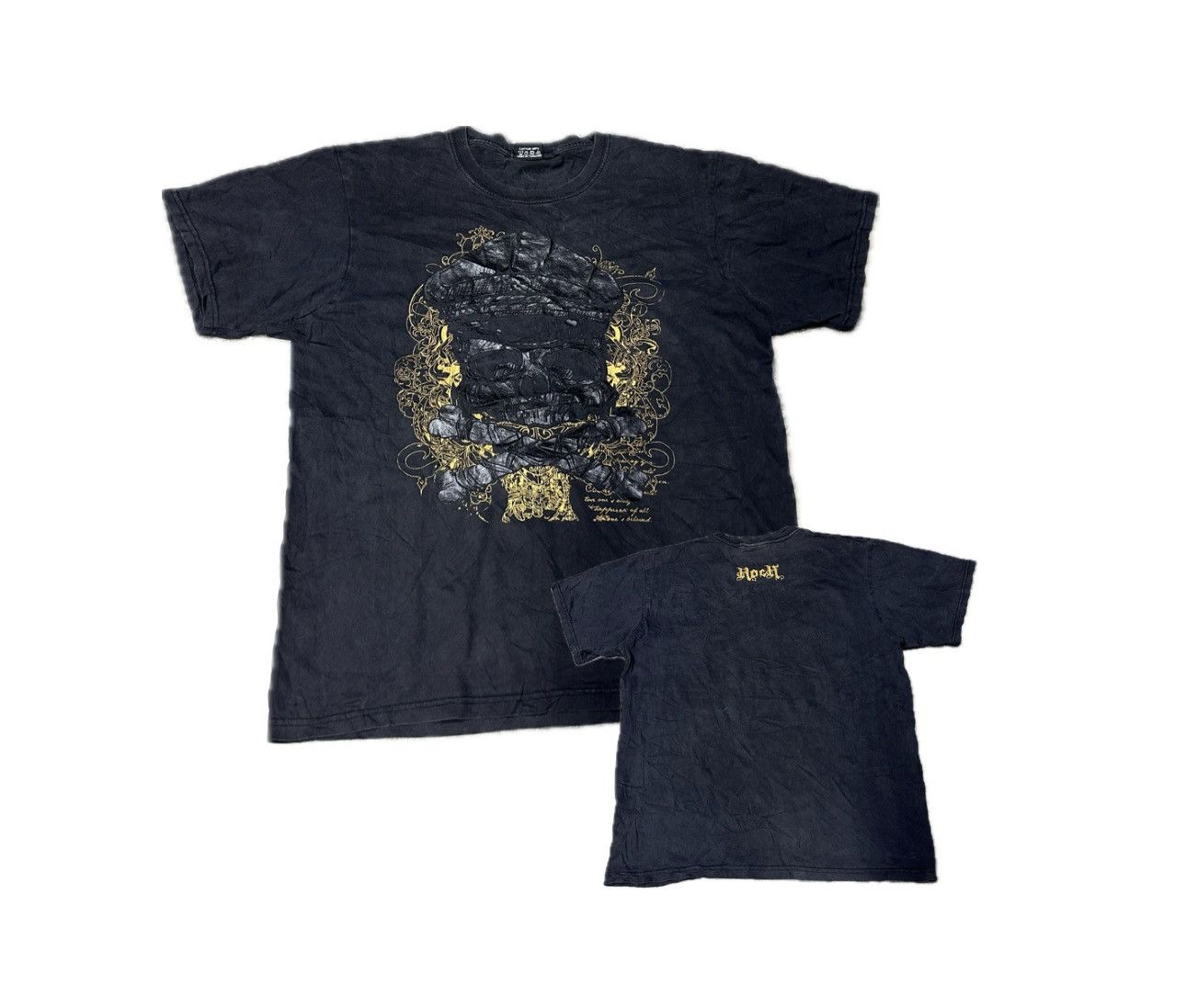 Japanese Brand × Vintage Sun Faded 🔥 Japanese Brand Skull Tshirt Size US L / EU 52-54 / 3 - 1 Thumbnail