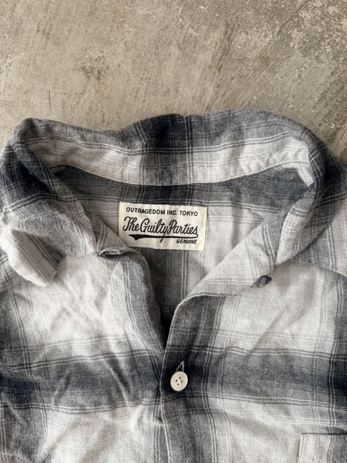 Wacko Maria Wacko Maria Check Open Collar Shirt Kapital Our Legacy Beams Size US L / EU 52-54 / 3 - 2 Thumbnail