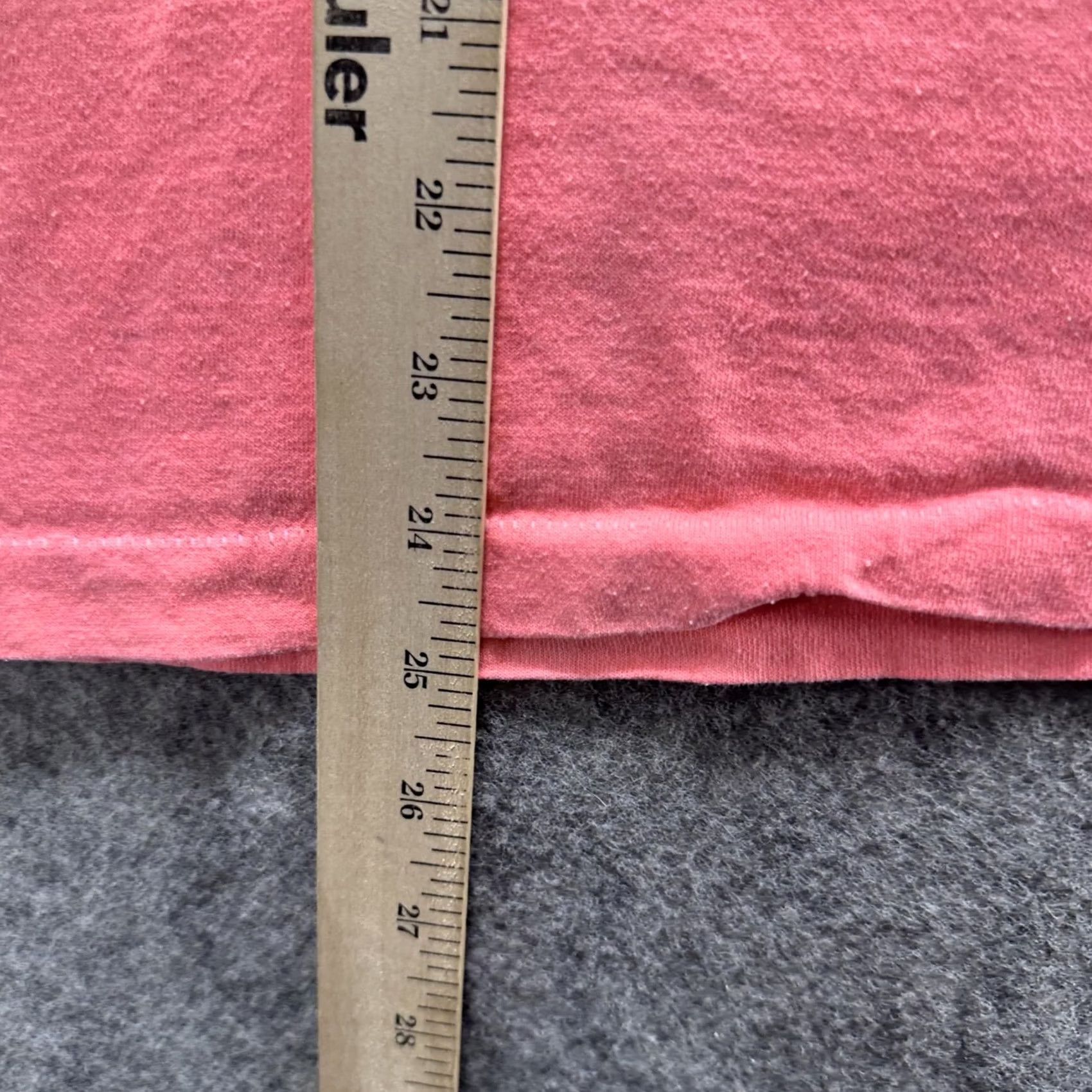 Vintage Screen Stars Best Shirt Mens L Pink Solid Crewneck Cotton Polyester Jersey T-Shirt Size US L / EU 52-54 / 3 - 5 Thumbnail
