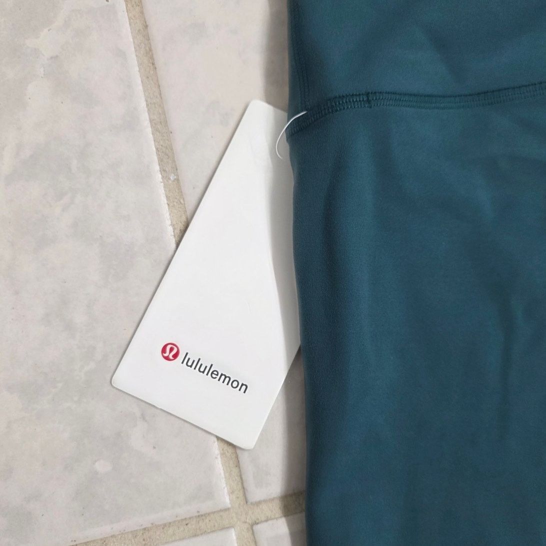 Lululemon Lululemon Wunder Train HR Crop 23" in Storm Teal - Size 14 Size 36" / US 14 / IT 50 - 6 Thumbnail