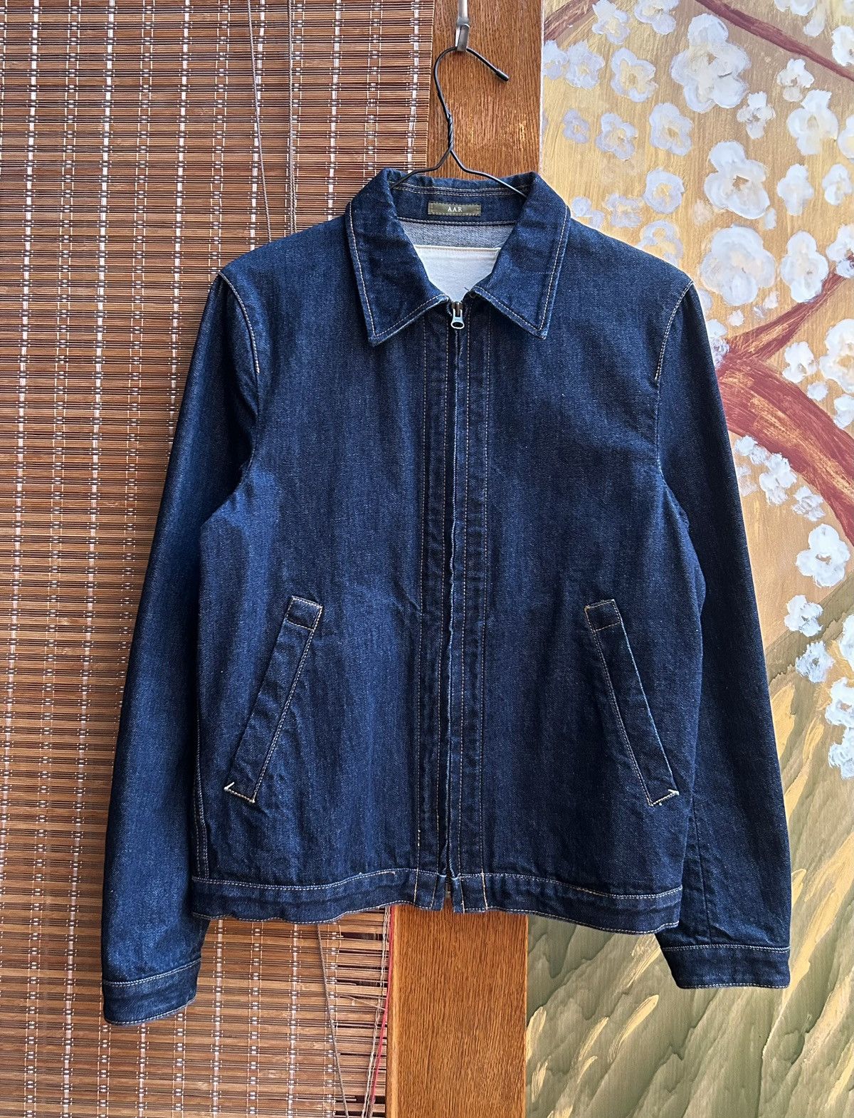 Japanese Brand Against All Risks A.A.R by Yohji Yamamoto Zip Denim Jacket Size US L / EU 52-54 / 3 - 1 Thumbnail