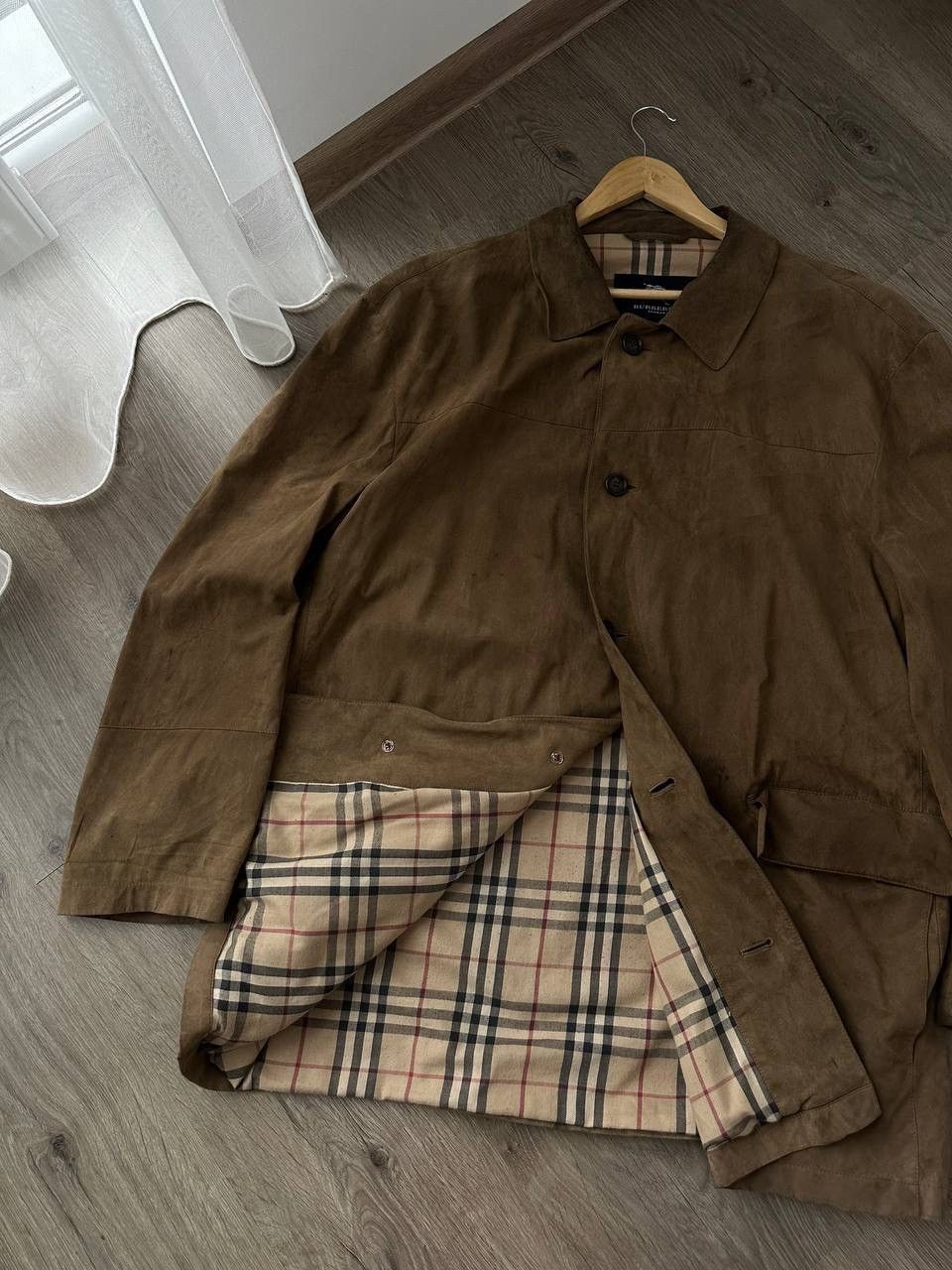 Burberry × Vintage Vintage Burberry Nova Check Brown Coats Jacket Size US L / EU 52-54 / 3 - 7 Thumbnail