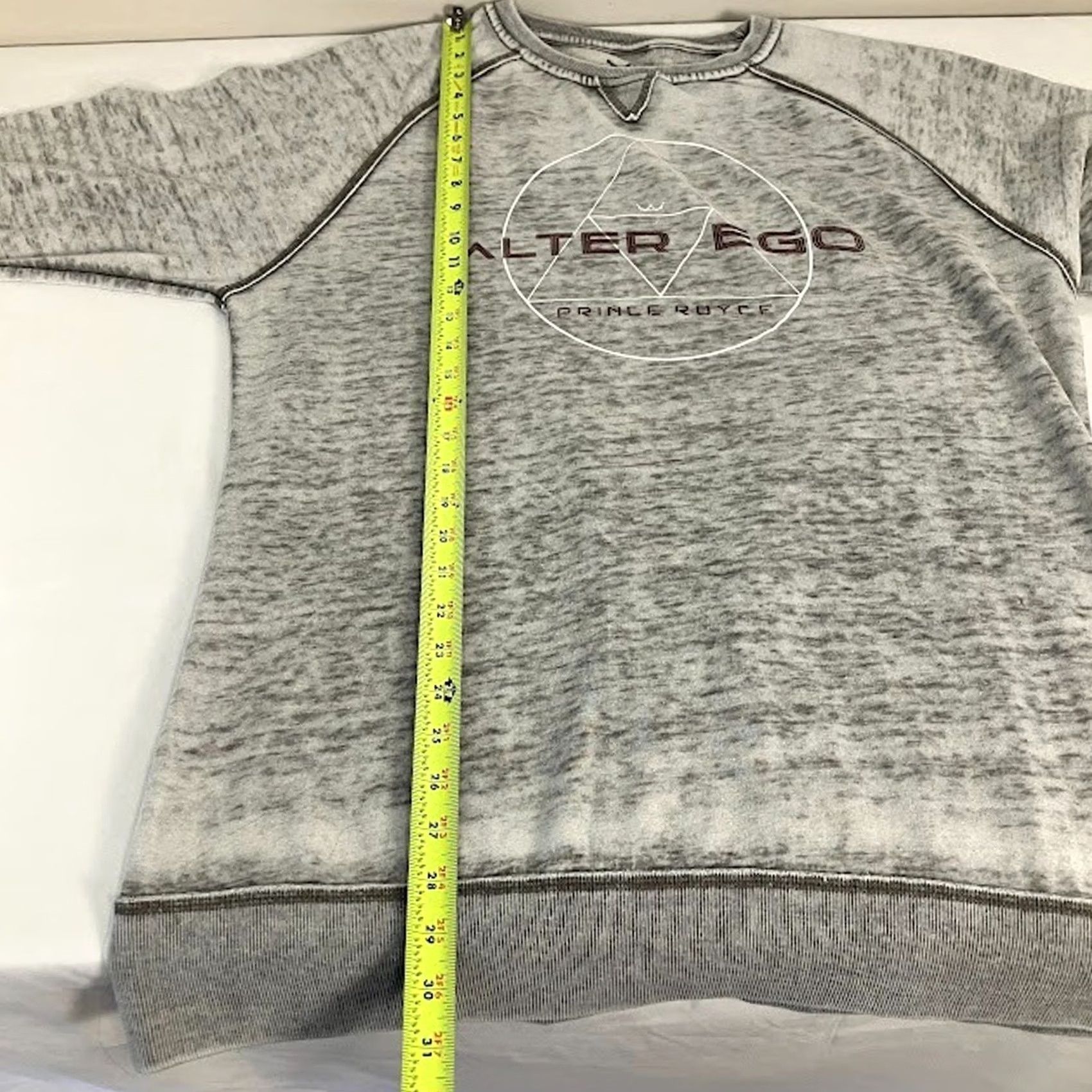 Prince Prince Royce Alter Ego (Genesis/ Enigma) Crewneck Sweatshirt Grey XL Unisex Adults Sweatshirt Pullover Crewneck Lightweight 55% Cotton 45% Polyester Size US XL / EU 56 / 4 - 7 Thumbnail