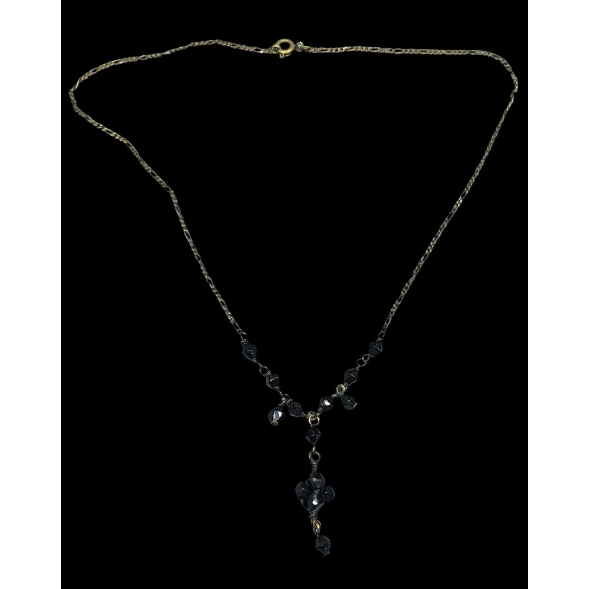 Other Minimalist Romantic Gothic Beaded Drop Necklace Size ONE SIZE - 4 Thumbnail