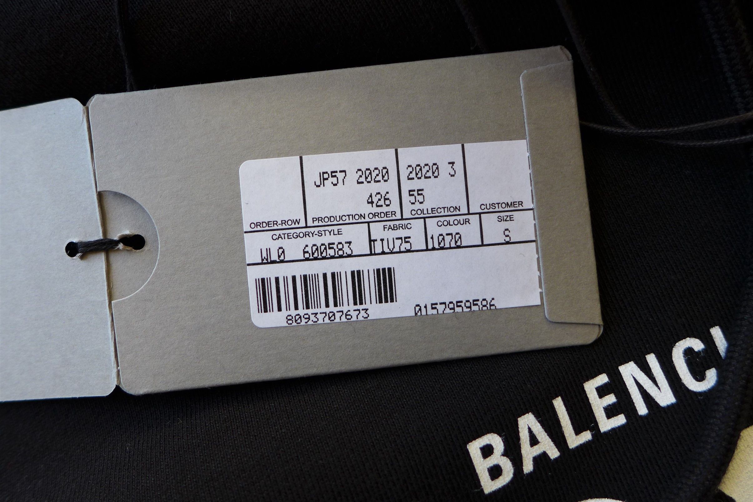 Balenciaga Balenciaga FW20 Crew Hoodie - Black Cotton Size US S / EU 44-46 / 1 - 10 Thumbnail