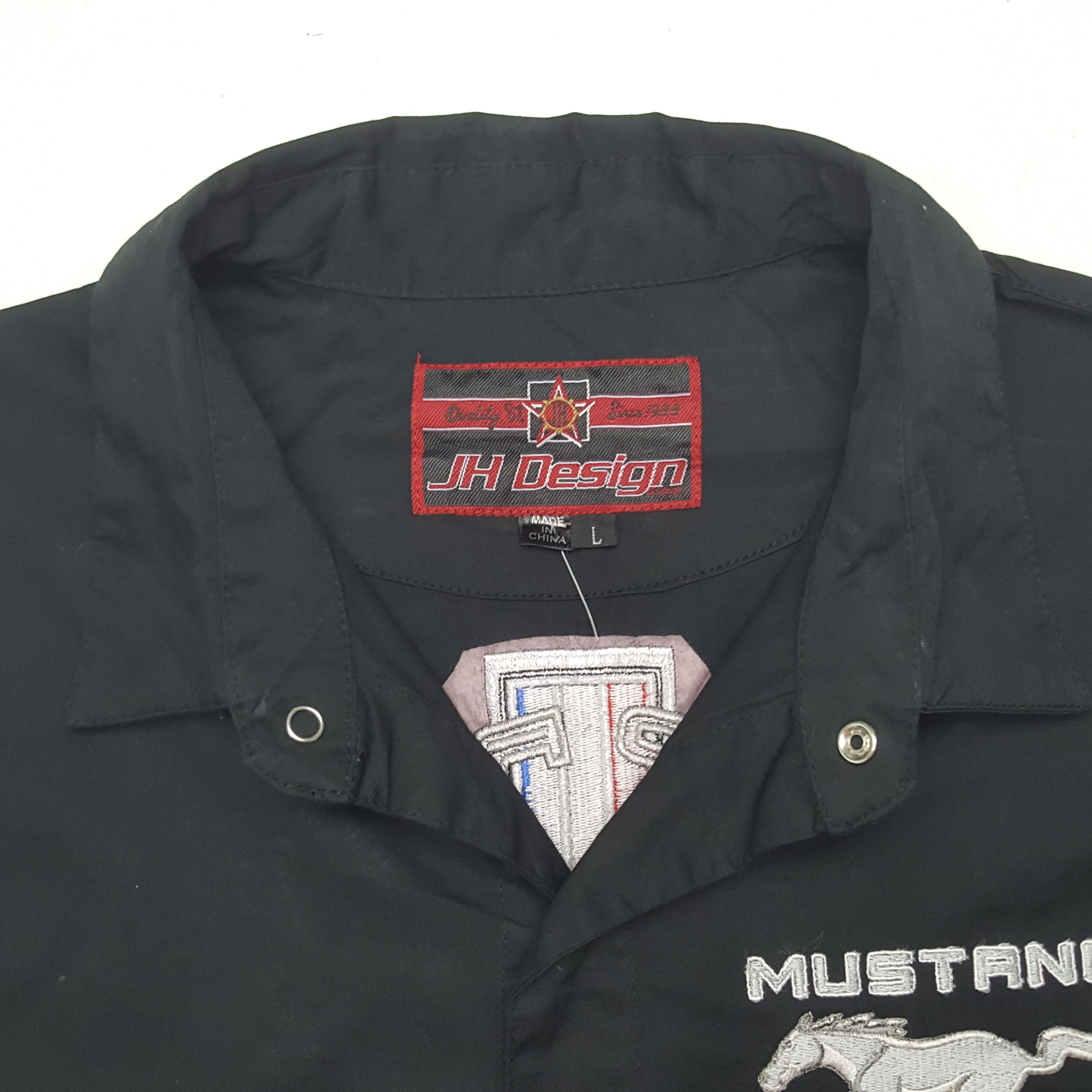 Vintage Vintage Ford Mustang Worker Button Up Shirt Size US L / EU 52-54 / 3 - 5 Thumbnail