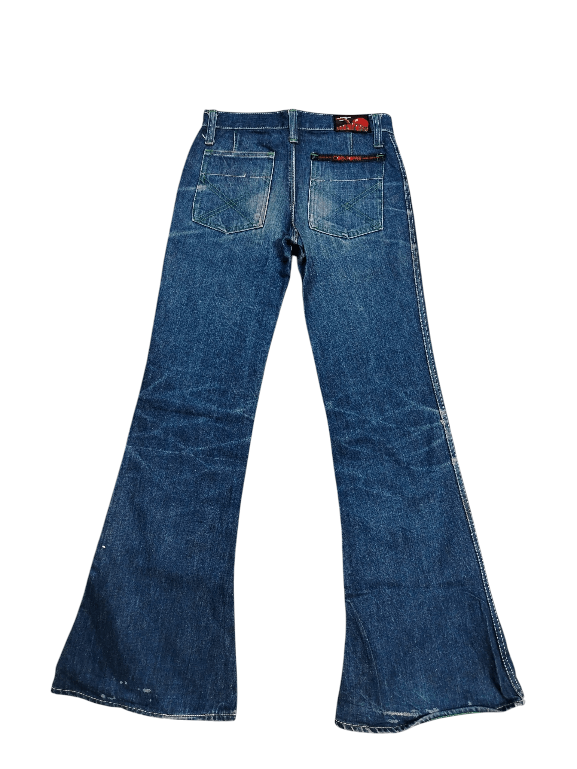 Vintage Vintage 70s Corn Popper bell bottom jeans Size 28" / US 6 / IT 42 - 1 Thumbnail