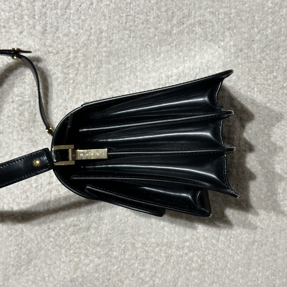 Marni Marni Truck Should Bag - Black Smooth Leather Size ONE SIZE - 6 Thumbnail