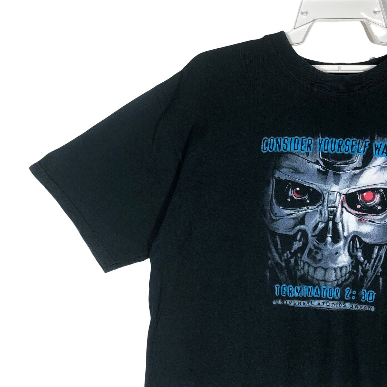 Vintage Vintage 90's Terminator 2 T2-3D T- Shirt Size US L / EU 52-54 / 3 - 3 Thumbnail