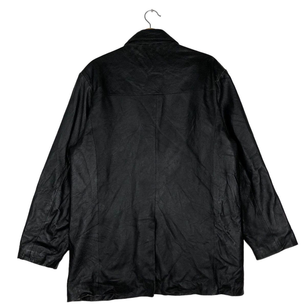Japanese Brand 🔥Vtg Genuine Leather Jacket Biker Cinzia Pierucci Japan Size US L / EU 52-54 / 3 - 8 Thumbnail