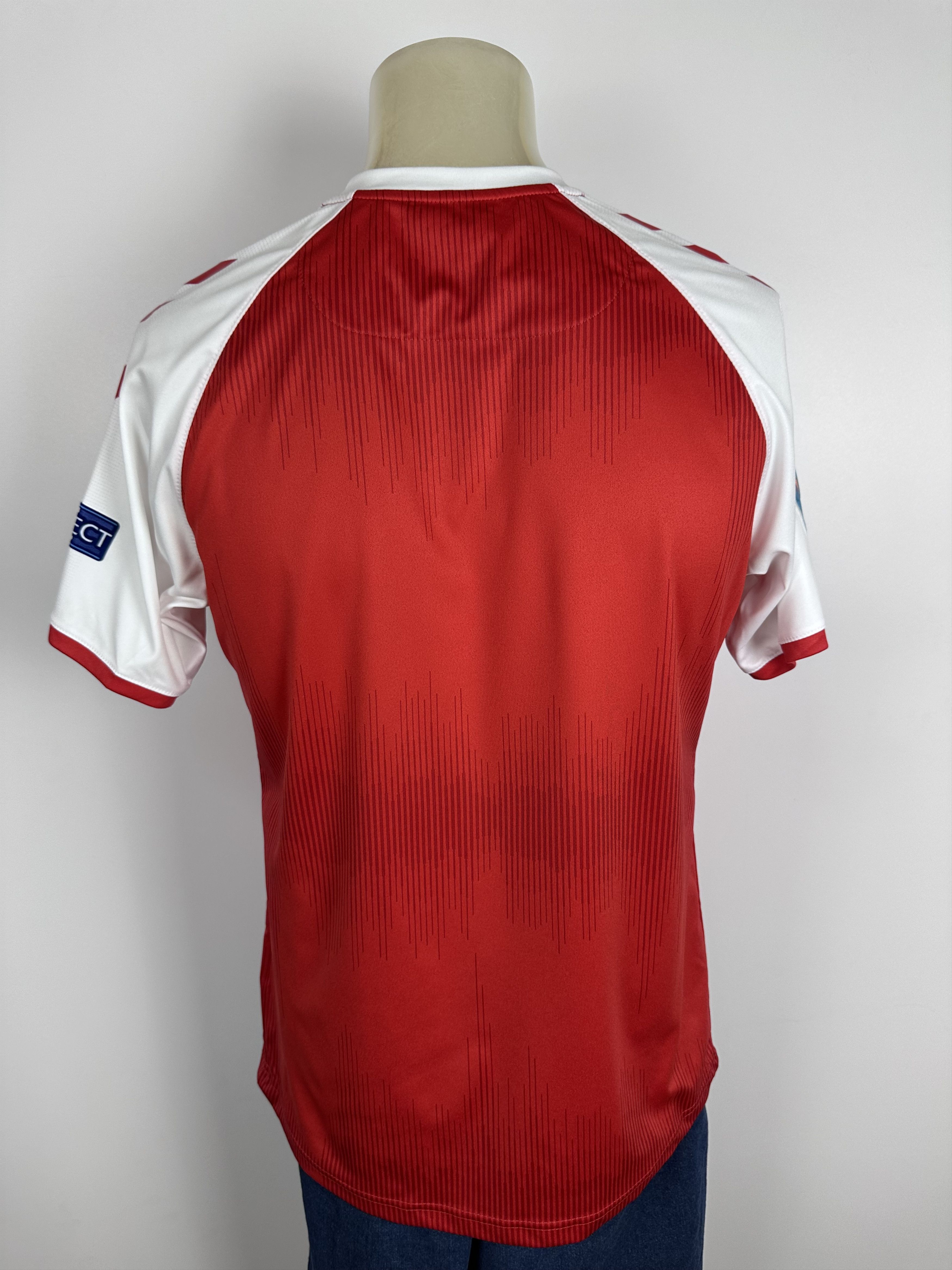 Hummel DENMARK 2021 22 HOME FOOTBALL SHIRT SOCCER JERSEY HUMMEL RED Size US L / EU 52-54 / 3 - 10 Thumbnail