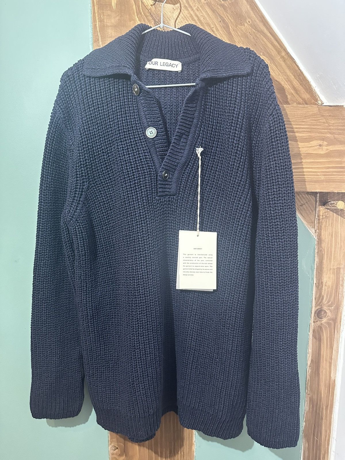 Our Legacy OUR LEGACY FLOAT FUNNEL Uncut Ruby Softest Mohair Silk 