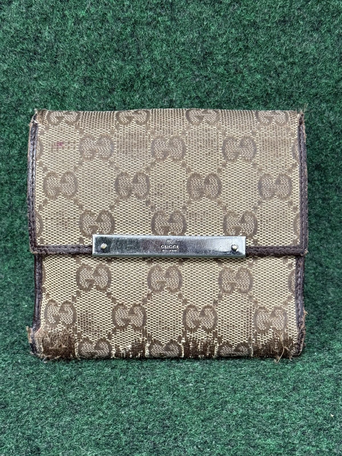 Gucci Vintage Gucci Monogram French Flap Wallet Size ONE SIZE - 1 Thumbnail