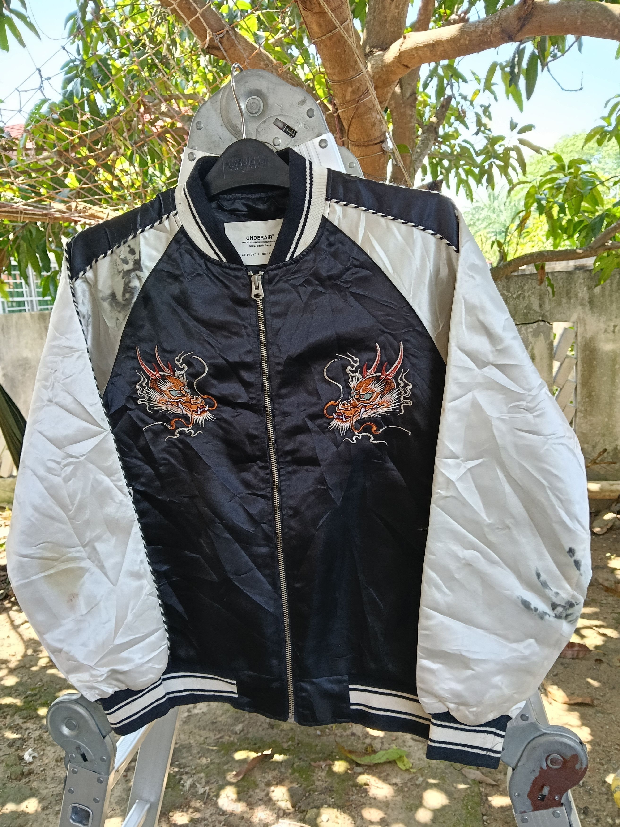 Tribal Streetwear 💥 Souvenir Underair Sukajan Dragon Jacket💥 Size US M / EU 48-50 / 2 - 4 Thumbnail