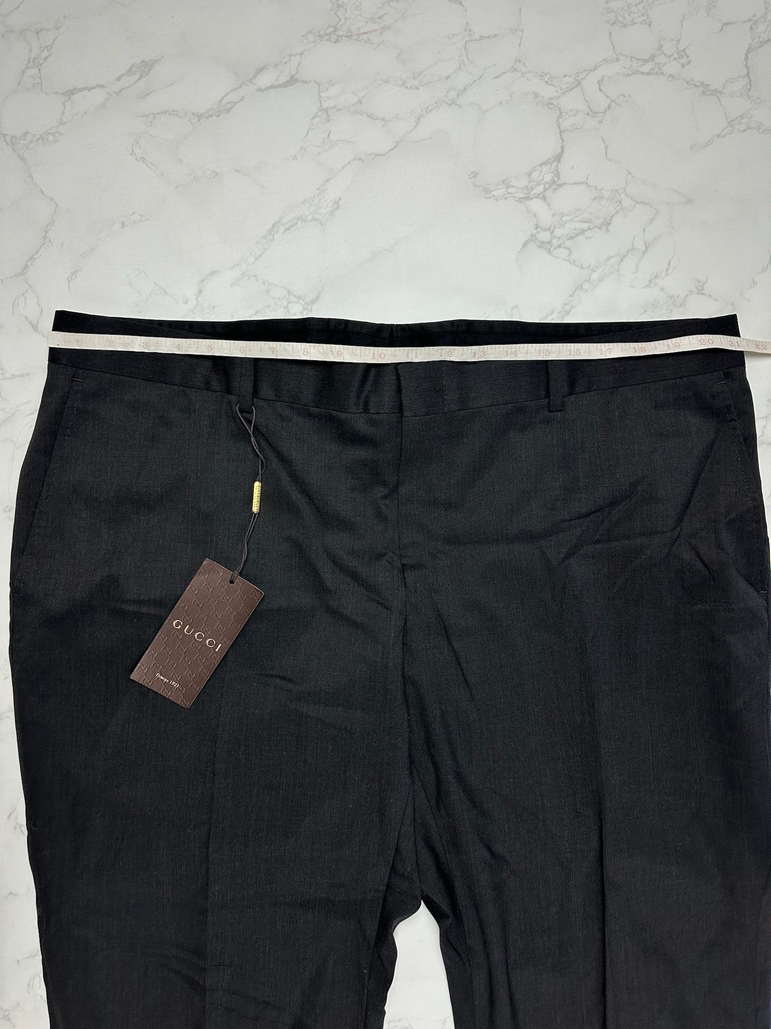 🔥70% OFF🔥 [SALE] Gucci Charcoal City Wool Casual Pants