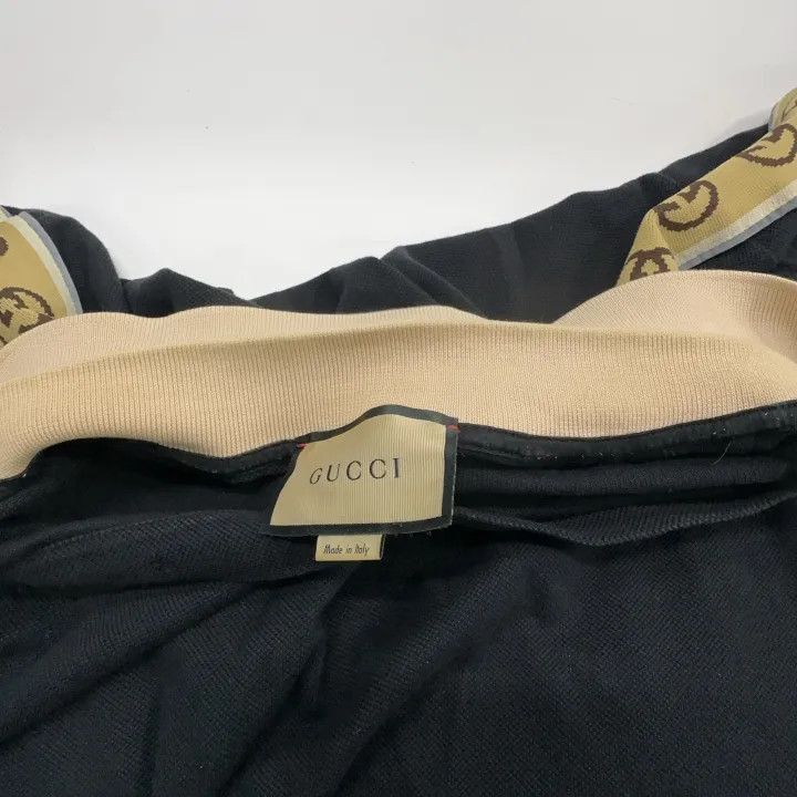 Gucci Gucci Gucci Black Interlocking G Stripe Polo Shirt -2506 Size US XS / EU 42 / 0 - 5 Thumbnail