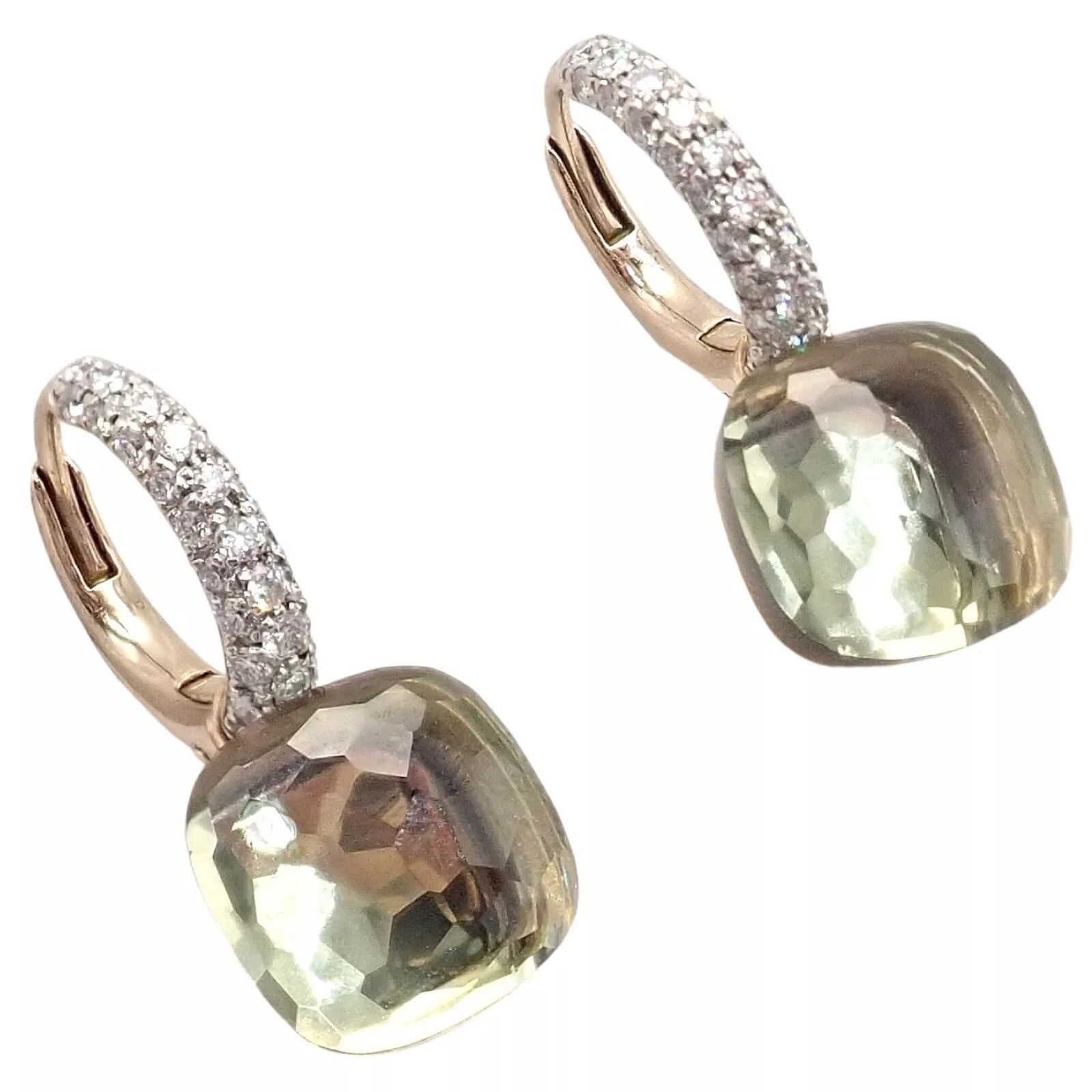Pomellato Pomellato Nudo 18k Diamond Prasiolite Earrings Size ONE SIZE - 8 Thumbnail