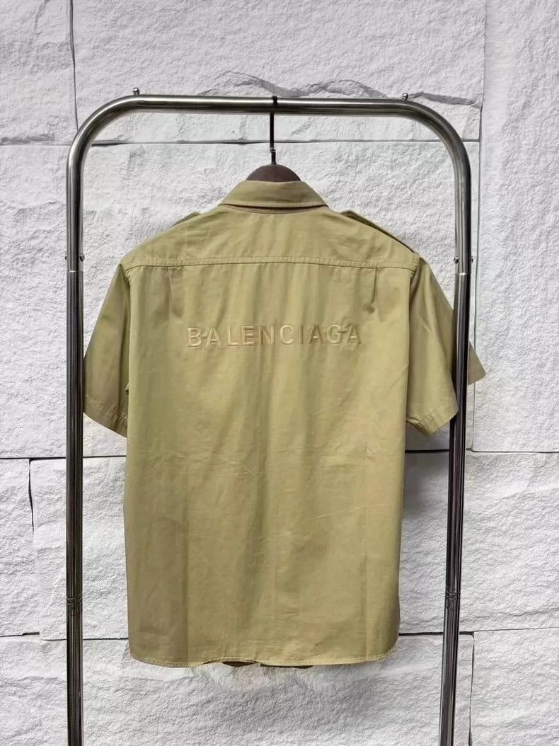 Balenciaga Balenciaga size 38 Khaki back logo tactical shirt Size US S / EU 44-46 / 1 - 2 Thumbnail