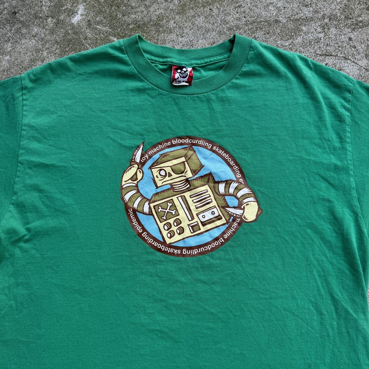 Vintage Toy Machine Bloodcurdling Skateboards Tee Size US L / EU 52-54 / 3 - 10 Thumbnail