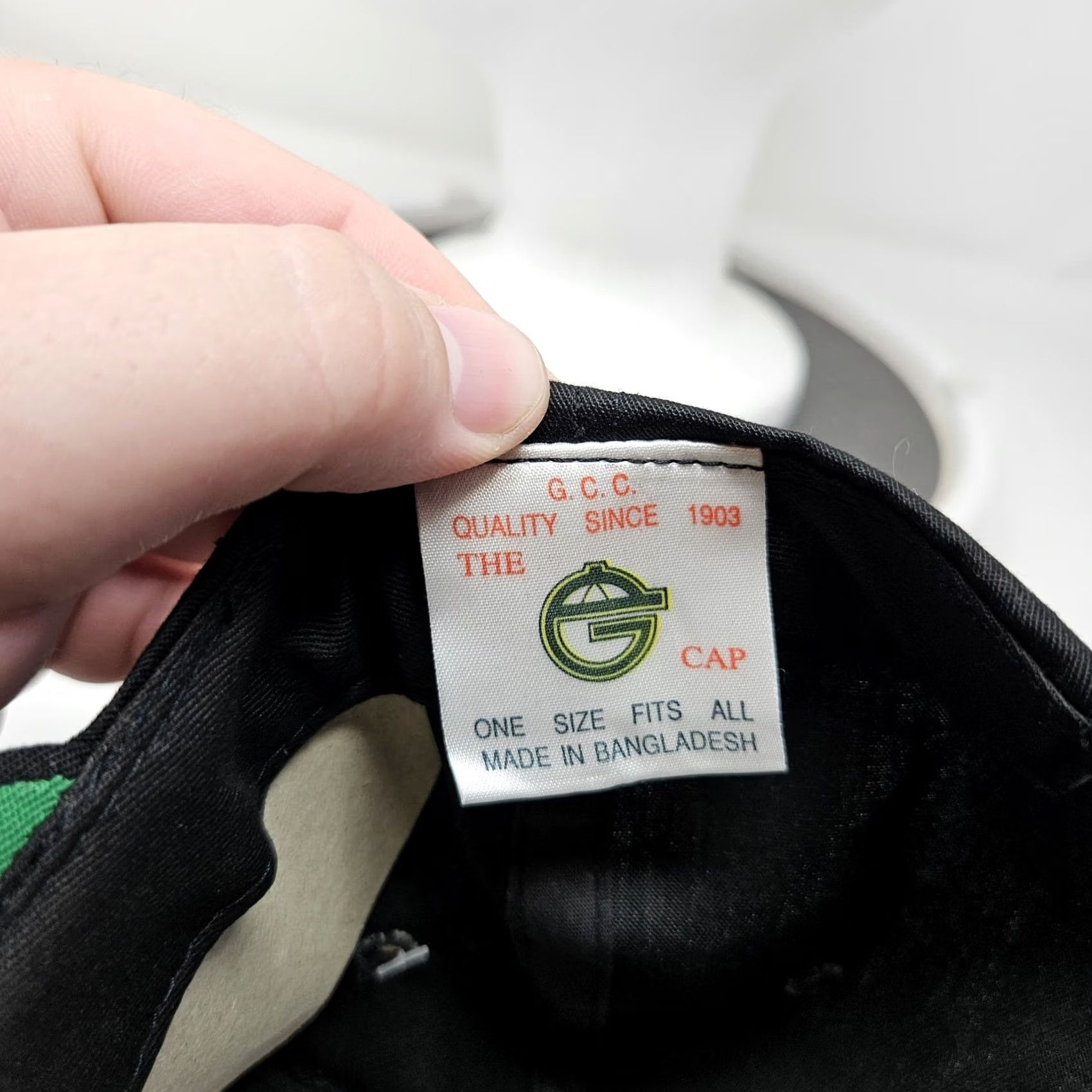 Vintage Topspin Hat Cap Snap Back Black Embroidered Tennis Sports Mens One Size Green Size ONE SIZE - 7 Thumbnail
