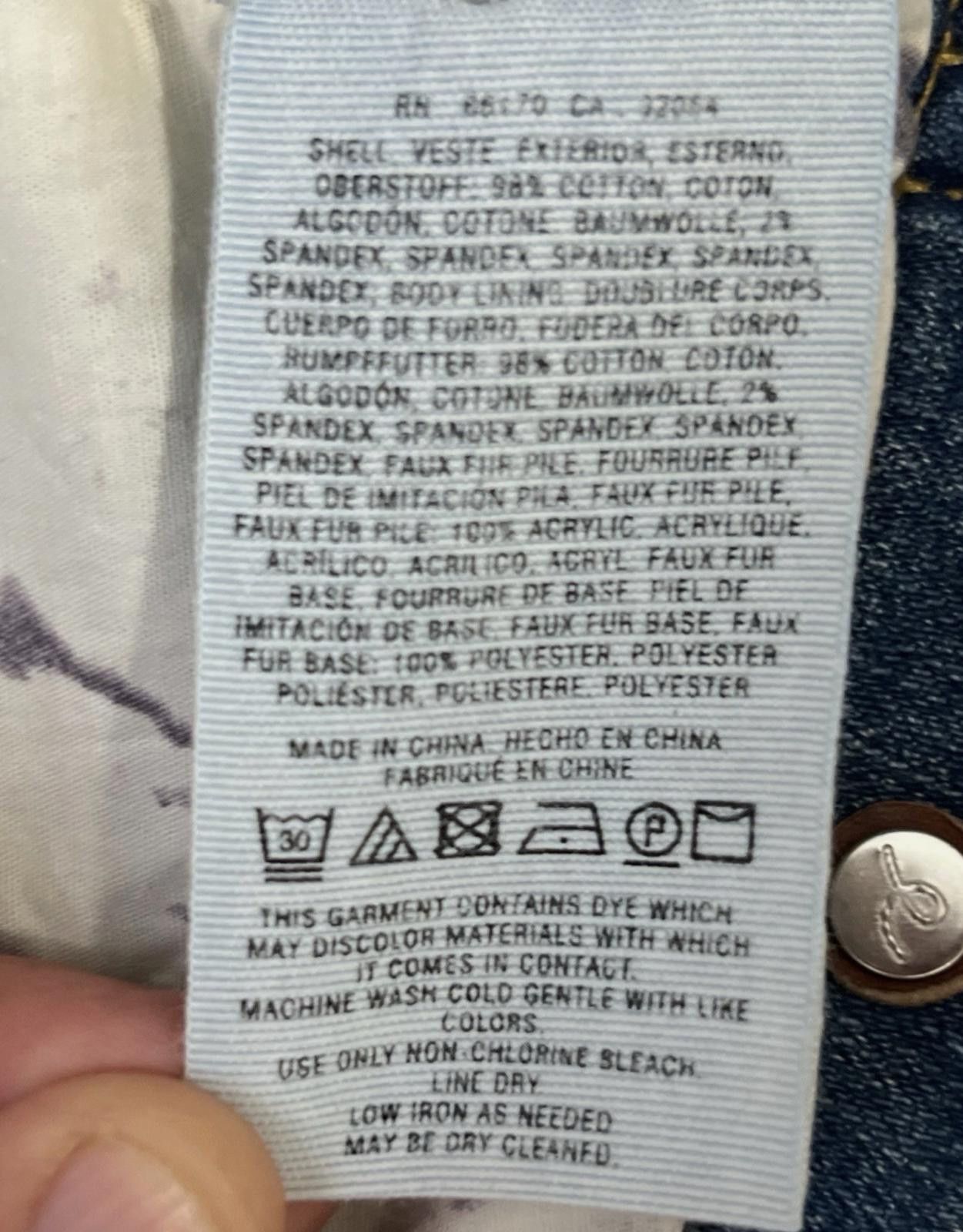 Other PILCRO & THE LETTERPRESS Sherpa Denim Jacket (X-SMALL) Size XS / US 0-2 / IT 36-38 - 7 Thumbnail