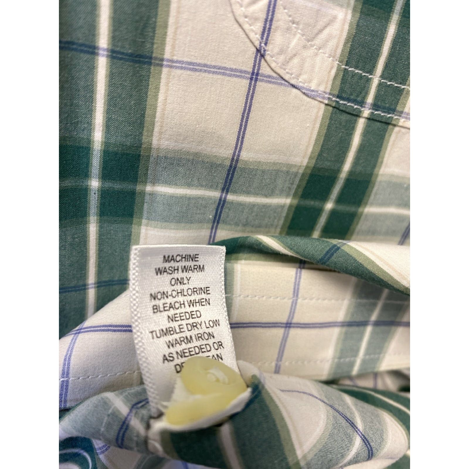 Banana Republic Banana Republic Shirt Green Plaid Checkered Size M Long Sleeve Button-Up Mens Size US M / EU 48-50 / 2 - 7 Thumbnail