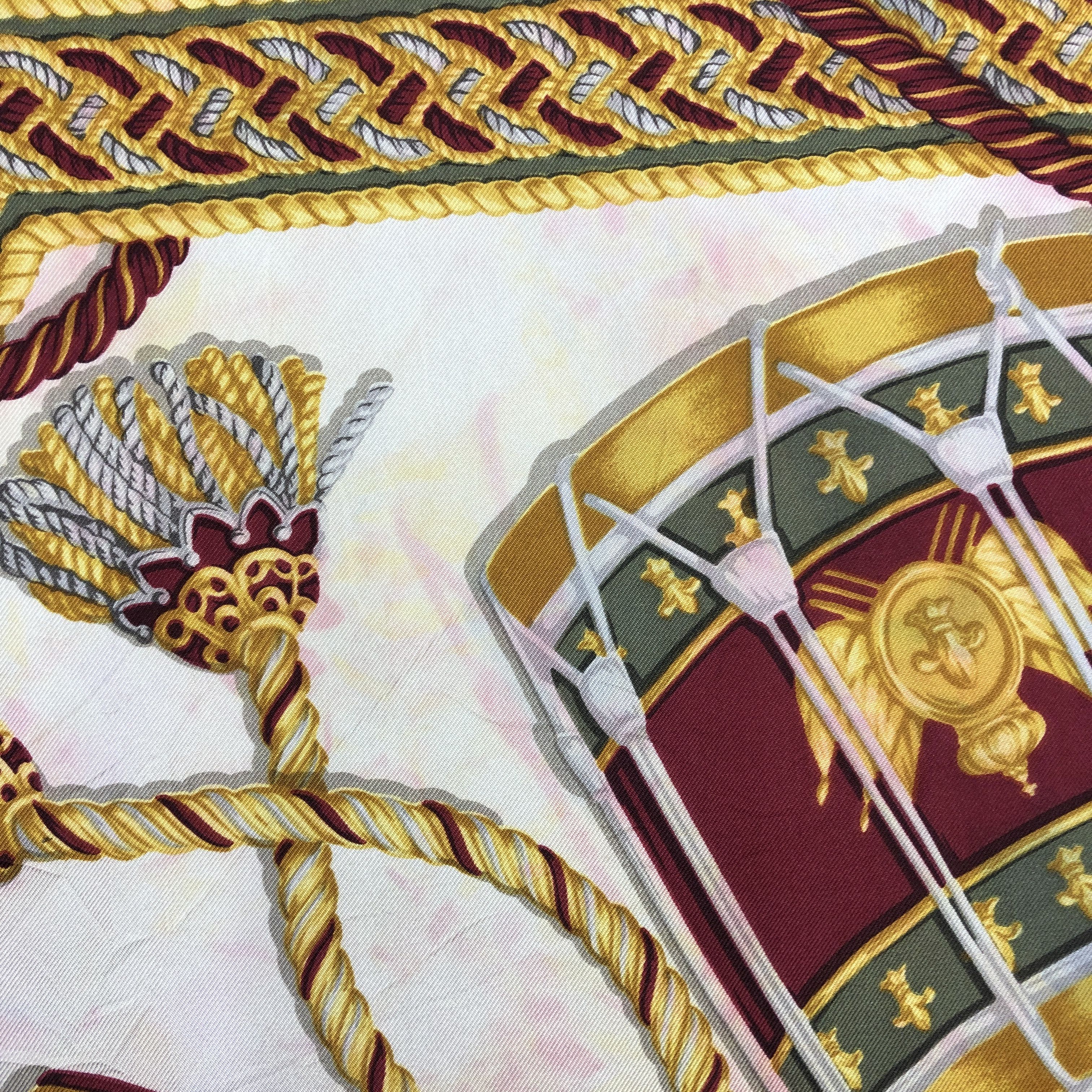 Lancel Vintage Lancel SILK Scarf Twill Stole Wraps Scarves Size ONE SIZE - 13 Thumbnail