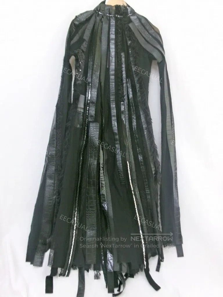 Other Comme Des Garcons Black multi-material drape dress Size XS / US 0-2 / IT 36-38 - 6 Thumbnail