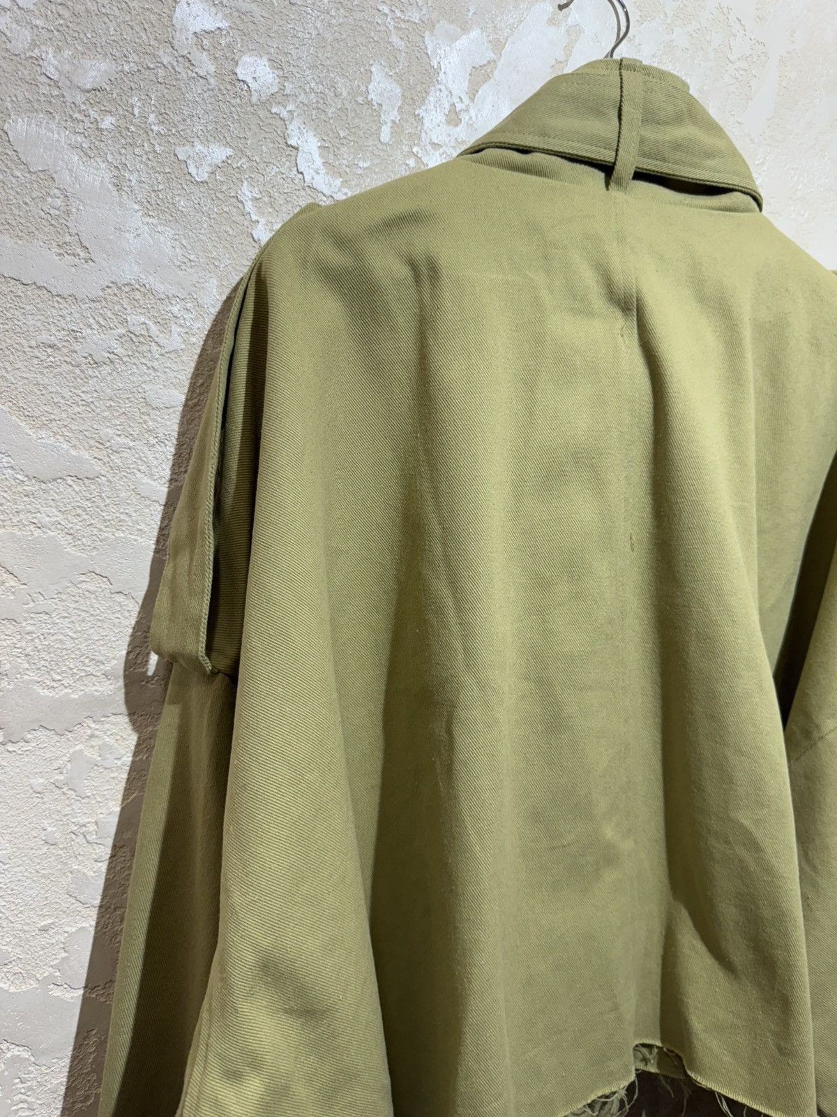 Designer MNML Distressed Cardigan M65 Jacket Olive Size L Size US L / EU 52-54 / 3 - 12 Thumbnail