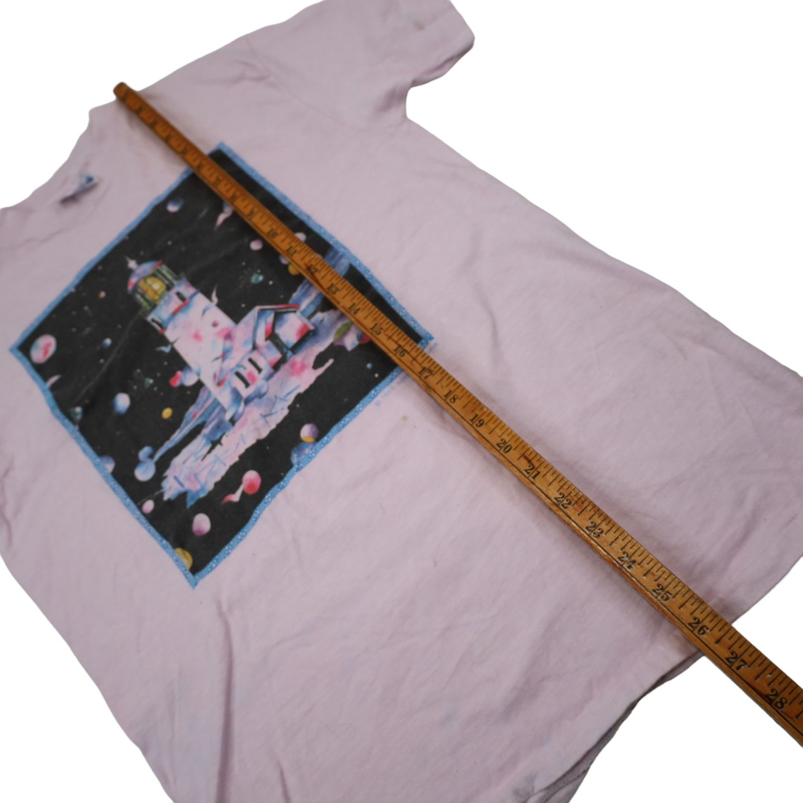 Hanes × Vintage Vintage Cosmic Lighthouse Graphic T Shirt Size US M / EU 48-50 / 2 - 8 Thumbnail
