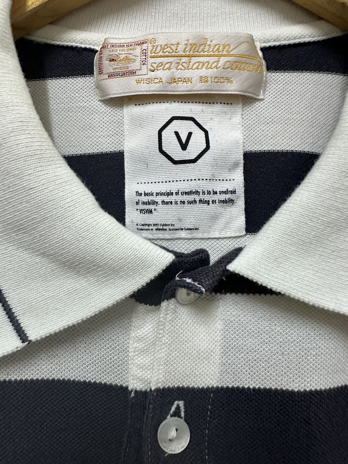 Visvim Visvim 🇯🇵 Kurt Cobain Stripes Polo Shirts Size US M / EU 48-50 / 2 - 3 Thumbnail