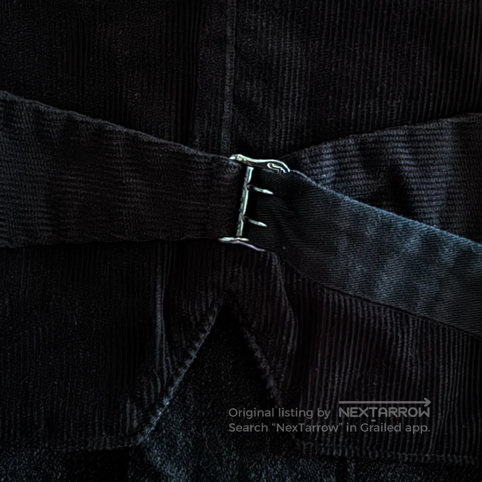 BLACK SIGN Black Corduroy Hunting Style Vest. Size US M / EU 48-50 / 2 - 5 Thumbnail