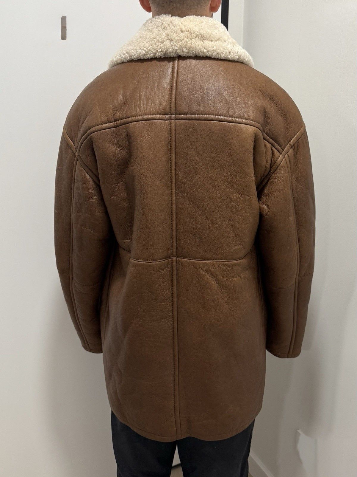 Gianfranco Ferre Gianfranco Ferre Vintage Jacket Leather Shearling Coat Size US L / EU 52-54 / 3 - 7 Thumbnail