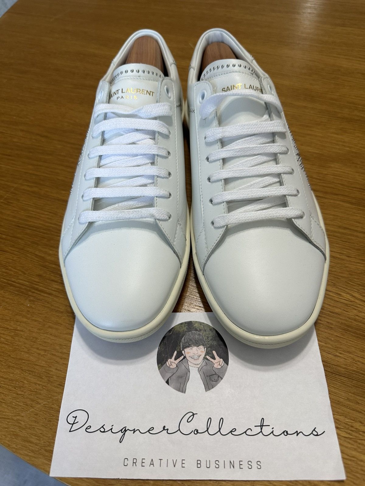 Saint Laurent Paris SAINT LAURENT Court Classic SL/08 Sneaker Size US 8.5 / EU 41-42 - 4 Thumbnail