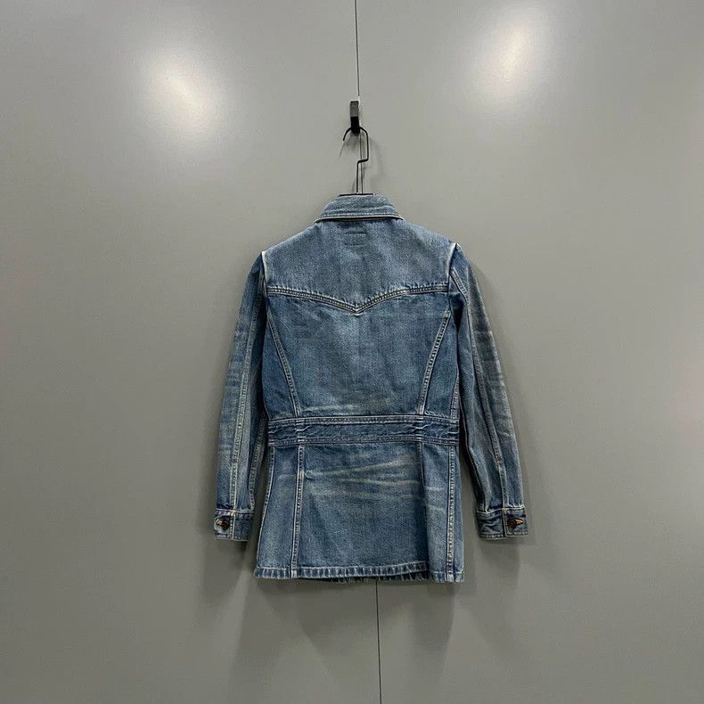 Saint Laurent Paris Saint Laurent Paris Blue denim long-sleeved shirt 2505-Next Size US S / EU 44-46 / 1 - 3 Thumbnail
