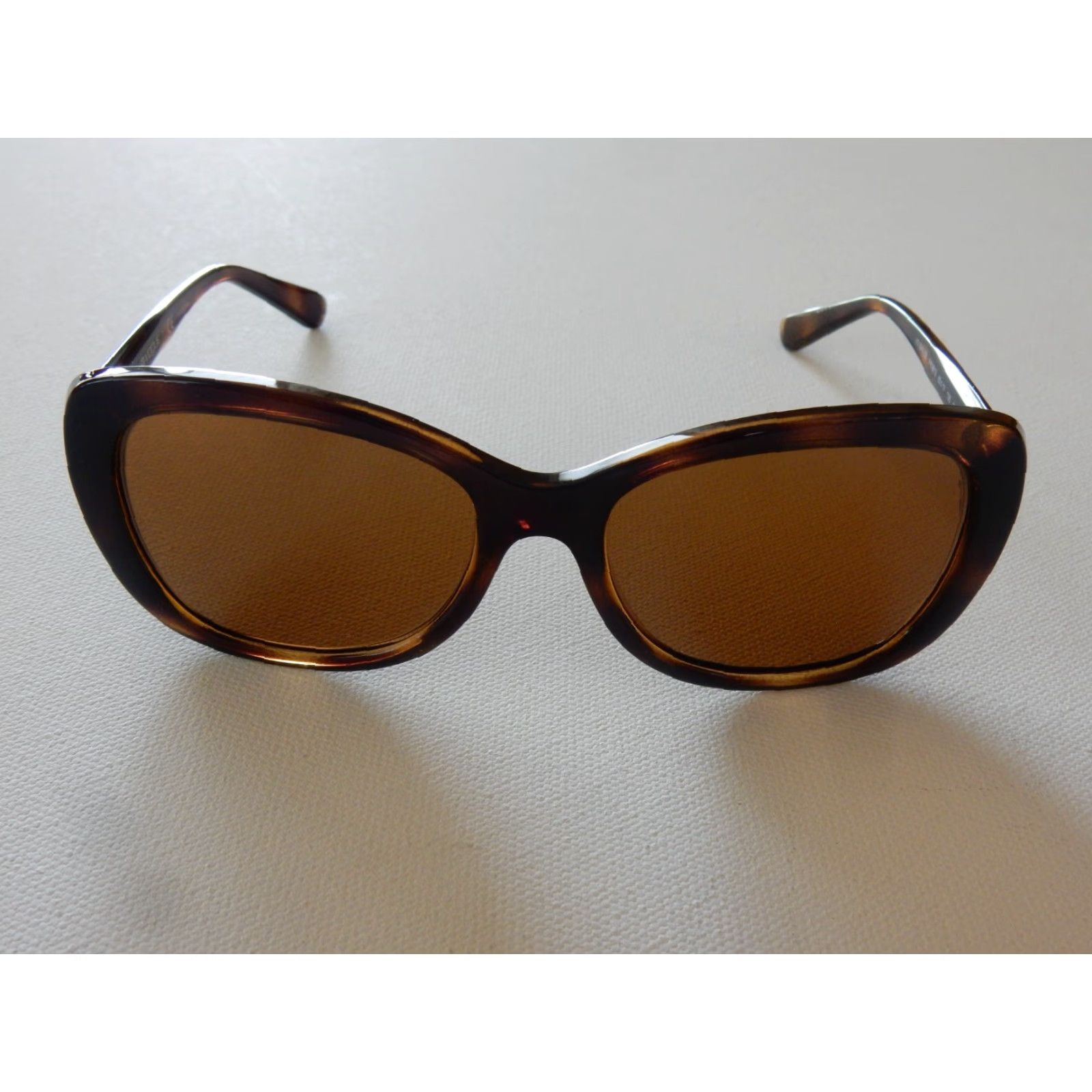 Vogue VOGUE Sunglasses Frames Women Brown 55x17 135mm Prescription Textured Small Scratches Size ONE SIZE - 2 Thumbnail
