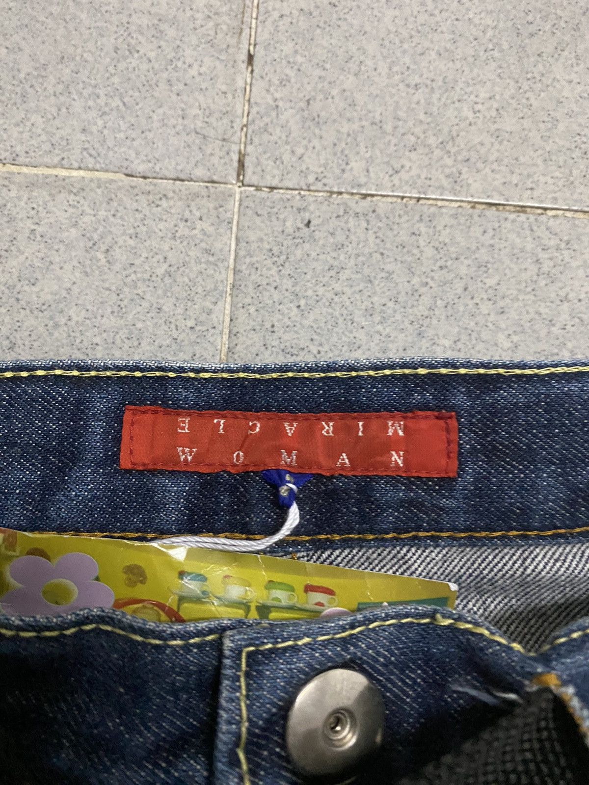 Japanese Brand × Vintage Vintage MiracleWoman Denim Flame Shortpants Size US 28 / EU 44 - 8 Thumbnail