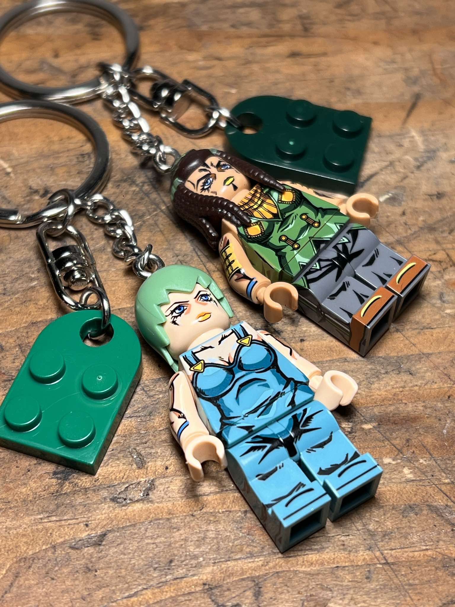 Anime Jojo Pucci Emporio anime mini figurine keychain keyring Size ONE SIZE - 4 Thumbnail