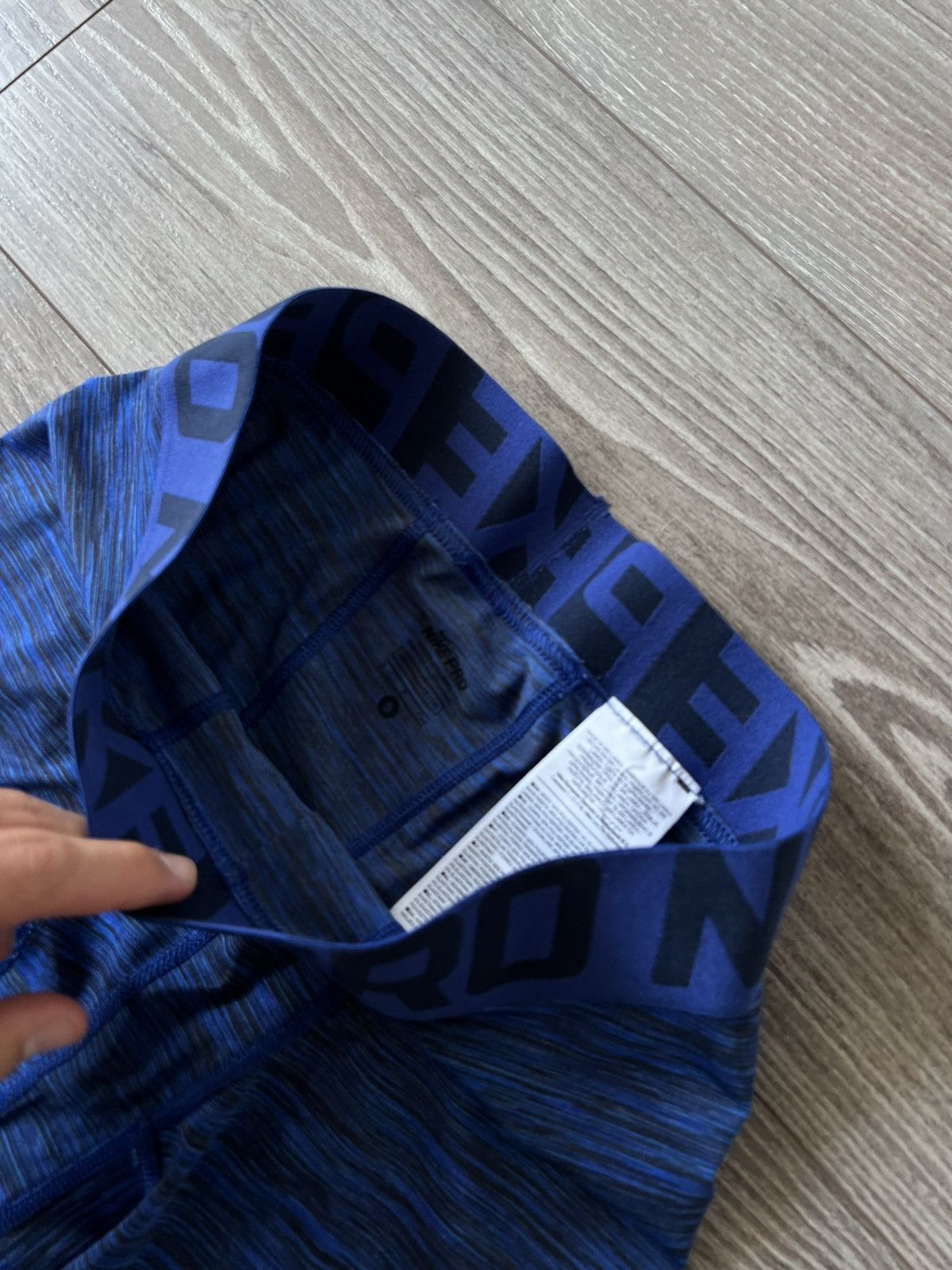 Nike Nike Pro Combat Compression 3/4 Big Logo Gym/Fight Leggins Size US 32 / EU 48 - 5 Thumbnail